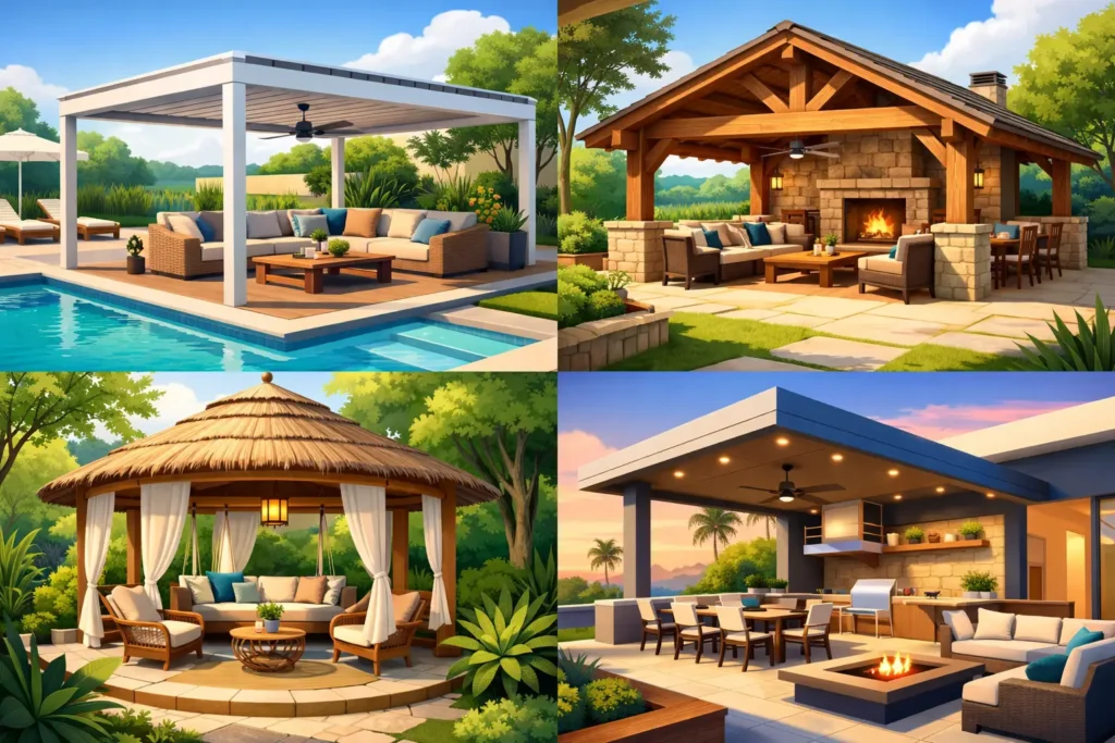 11 Covered Outdoor Living Space Ideas