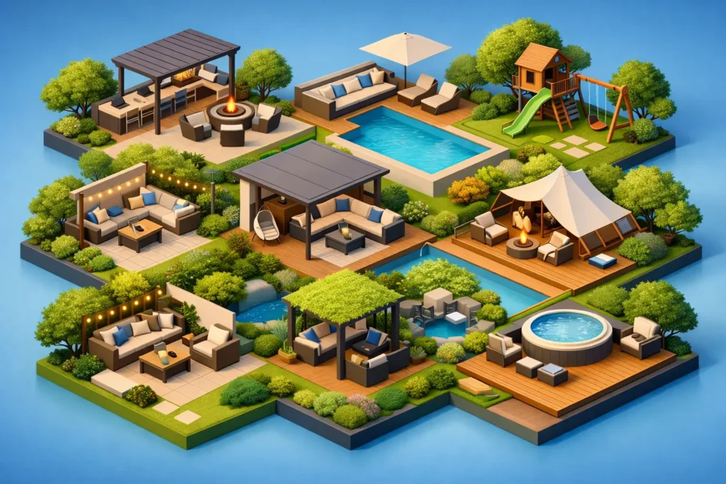 8 Types of Outdoor Living Spaces That Work