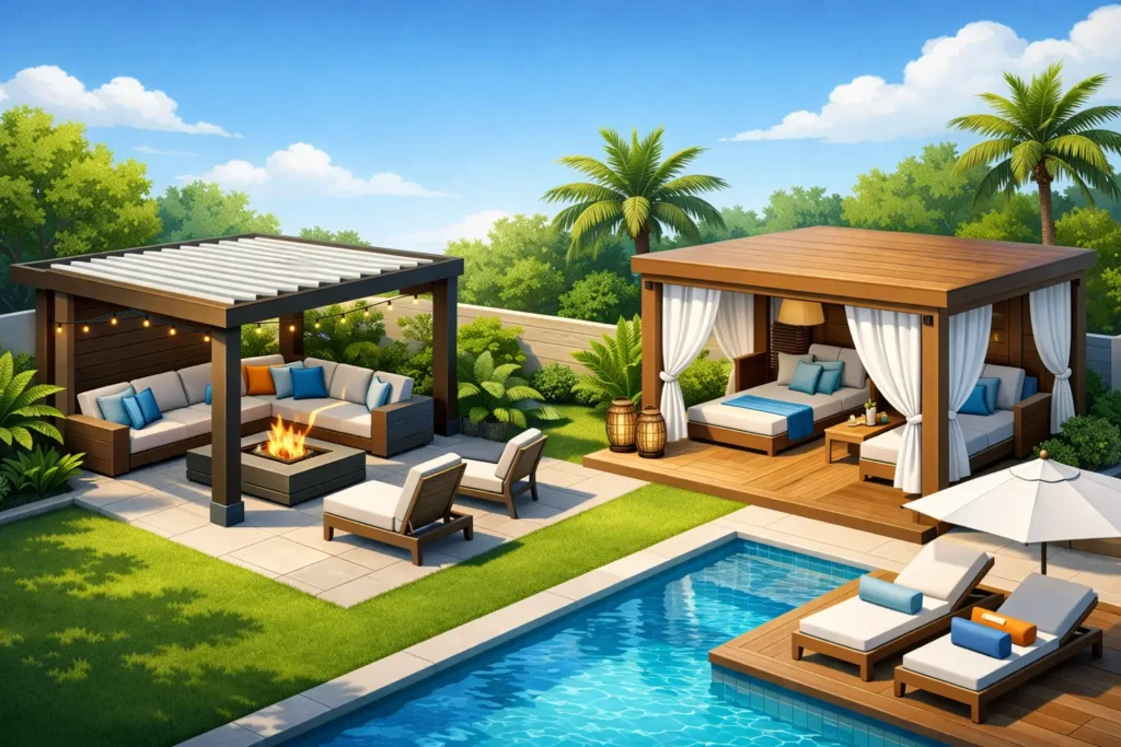 Pergolas and Cabanas for Better Outdoor Living